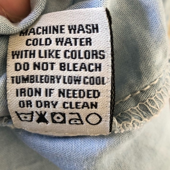 KAYAS DESIGN Shirt Women's Size Small Blue Chambray 100% Tencel Button Up Tunic - Picture 9 of 12